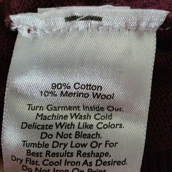 Eddie Bauer Men's XL Cotton Merino Wool Half Zip Pullover Sweater NWT - Picture 8 of 9